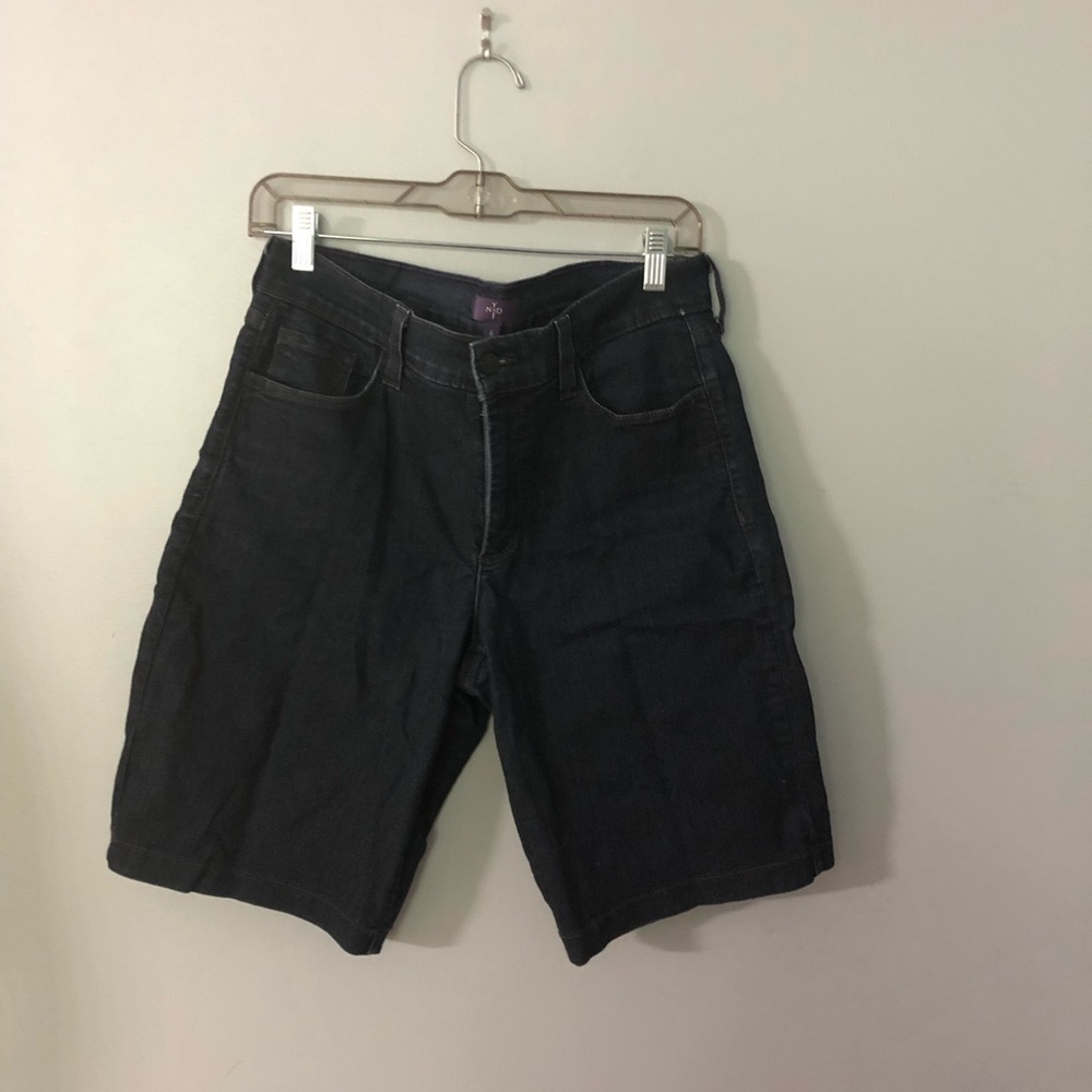 NYDJ dark wash Bermuda’s jean shorts| 6